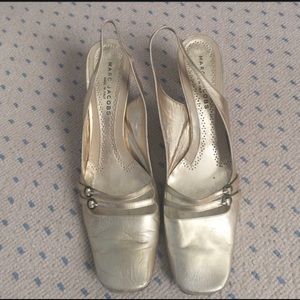 Soft Gold Marc Jacob slingback Hills.